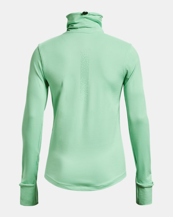 Women's ColdGear® Infrared Up The Pace Funnel Neck, Green, pdpMainDesktop image number 7